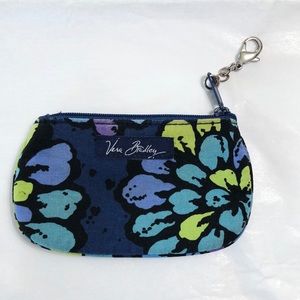 Vera Bradley Clip Zip ID Case in Indigo Pop